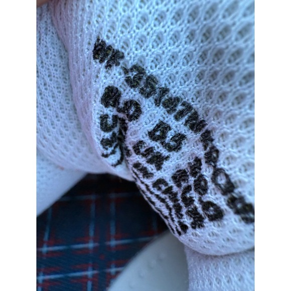 Keds Size 8 Gray Sneaker Shoes Fabric Women Striped Open Back Slip On Shoe - Picture 5 of 6